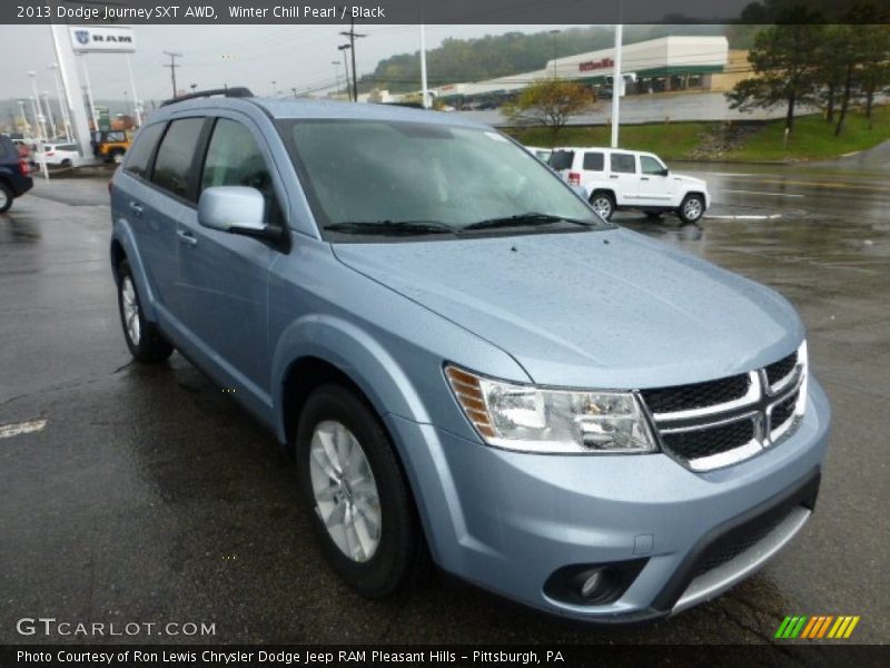 Front 3/4 View of 2013 Journey SXT AWD