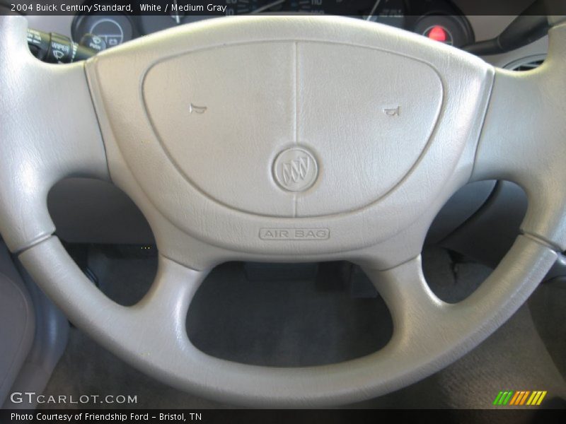 White / Medium Gray 2004 Buick Century Standard