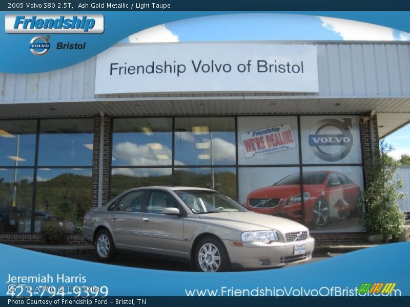 Ash Gold Metallic / Light Taupe 2005 Volvo S80 2.5T