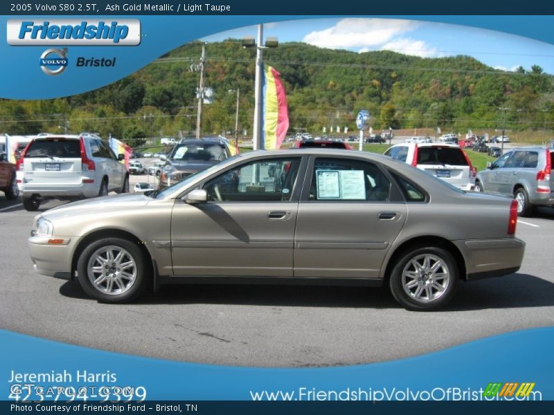 Ash Gold Metallic / Light Taupe 2005 Volvo S80 2.5T