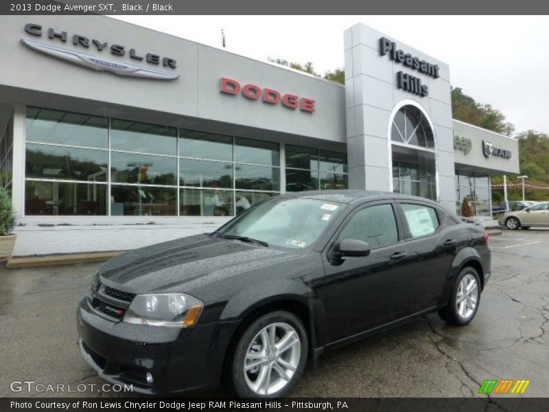 Black / Black 2013 Dodge Avenger SXT