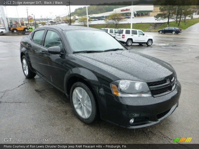 Black / Black 2013 Dodge Avenger SXT