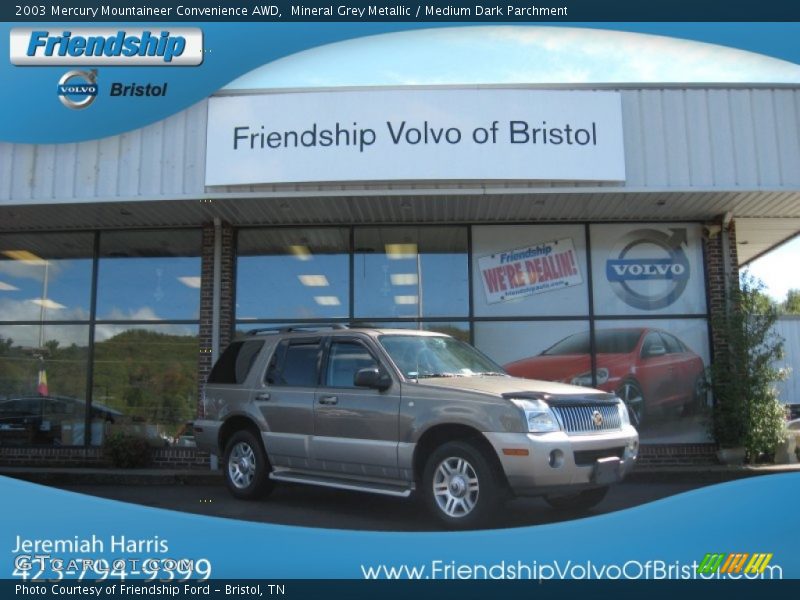 Mineral Grey Metallic / Medium Dark Parchment 2003 Mercury Mountaineer Convenience AWD