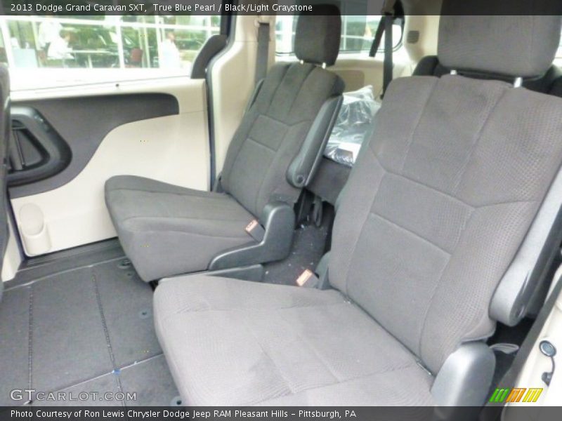 True Blue Pearl / Black/Light Graystone 2013 Dodge Grand Caravan SXT