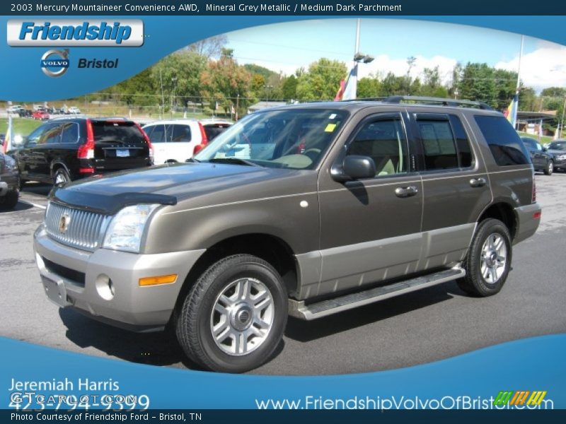 Mineral Grey Metallic / Medium Dark Parchment 2003 Mercury Mountaineer Convenience AWD