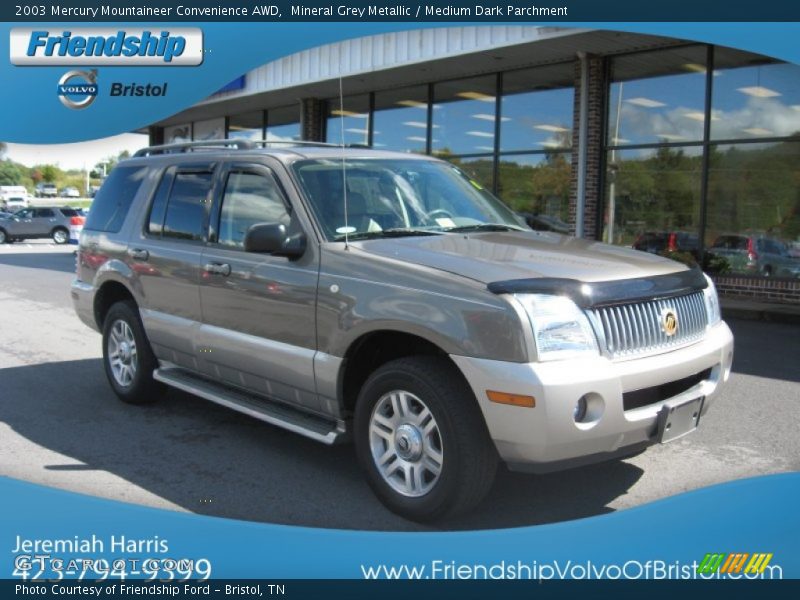 Mineral Grey Metallic / Medium Dark Parchment 2003 Mercury Mountaineer Convenience AWD