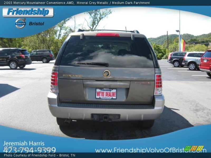 Mineral Grey Metallic / Medium Dark Parchment 2003 Mercury Mountaineer Convenience AWD