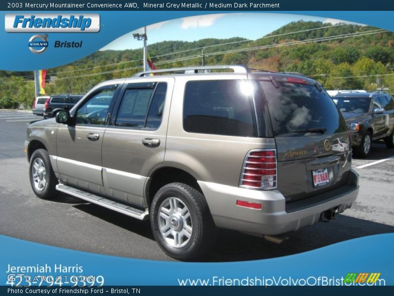 Mineral Grey Metallic / Medium Dark Parchment 2003 Mercury Mountaineer Convenience AWD