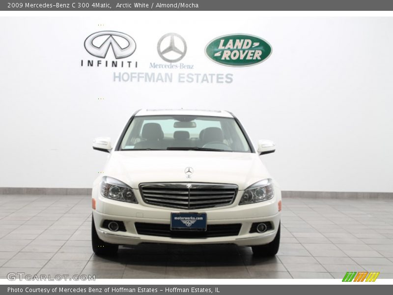 Arctic White / Almond/Mocha 2009 Mercedes-Benz C 300 4Matic