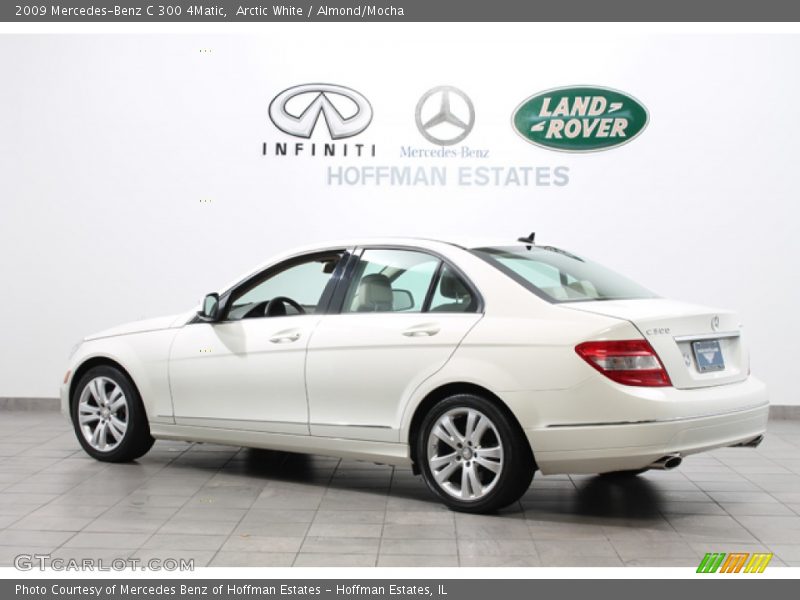 Arctic White / Almond/Mocha 2009 Mercedes-Benz C 300 4Matic