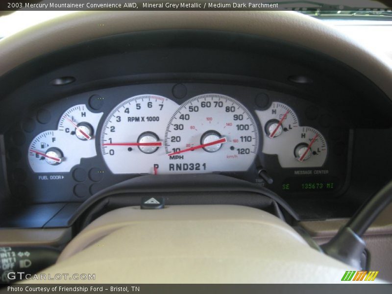 Mineral Grey Metallic / Medium Dark Parchment 2003 Mercury Mountaineer Convenience AWD