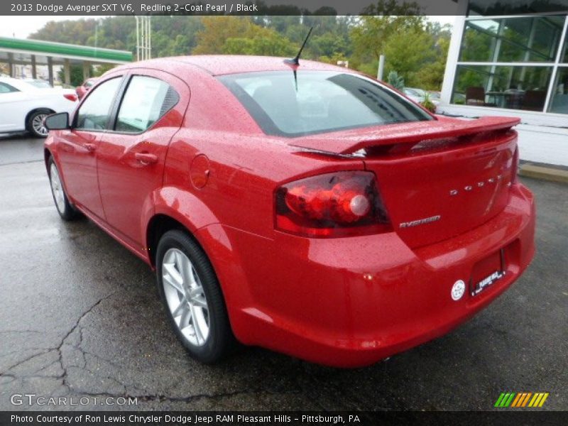 Redline 2-Coat Pearl / Black 2013 Dodge Avenger SXT V6