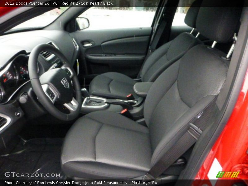 Front Seat of 2013 Avenger SXT V6