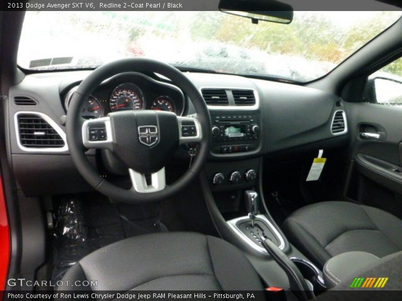 Black Interior - 2013 Avenger SXT V6 