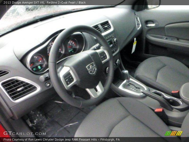 Black Interior - 2013 Avenger SXT V6 