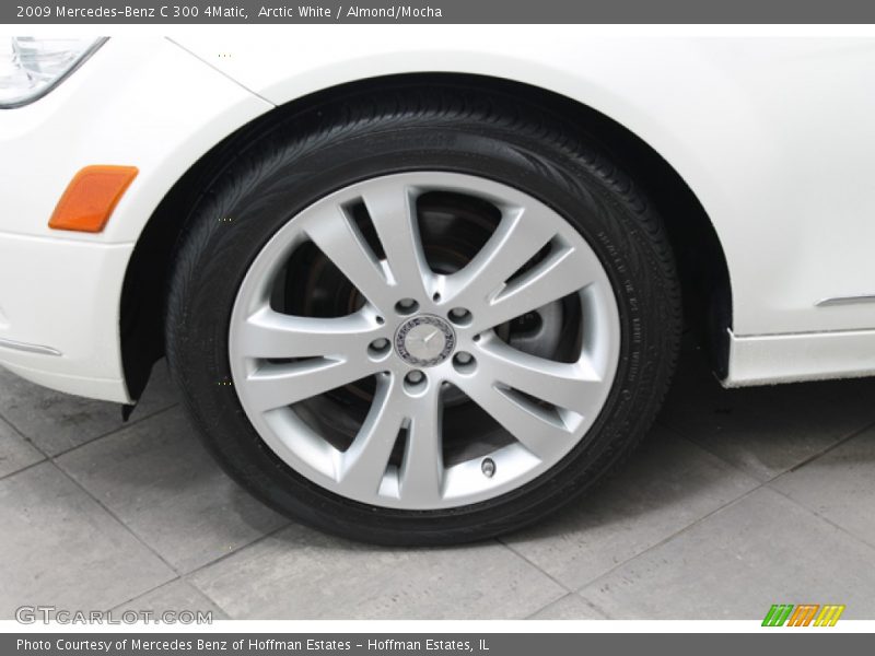 Arctic White / Almond/Mocha 2009 Mercedes-Benz C 300 4Matic