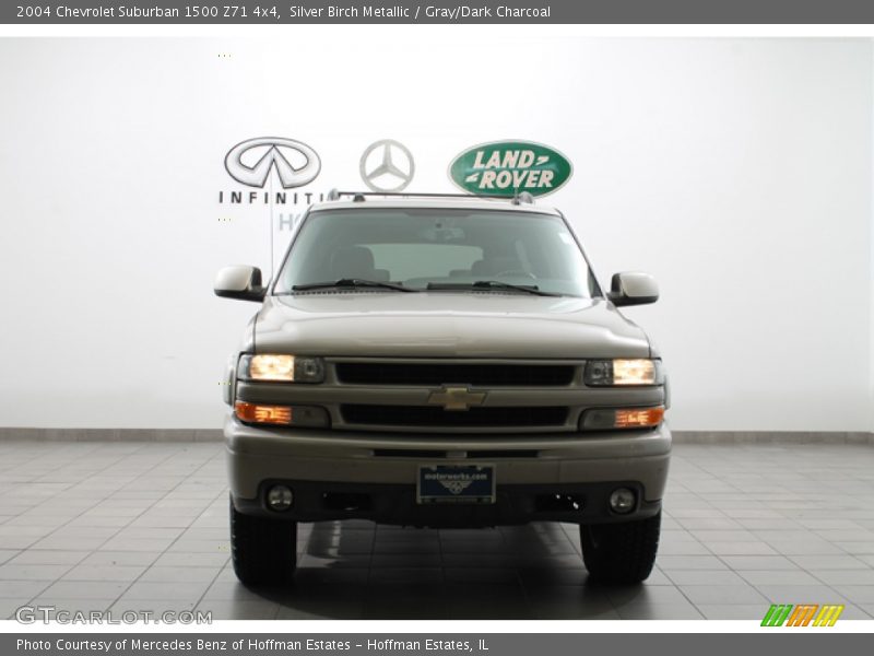 Silver Birch Metallic / Gray/Dark Charcoal 2004 Chevrolet Suburban 1500 Z71 4x4