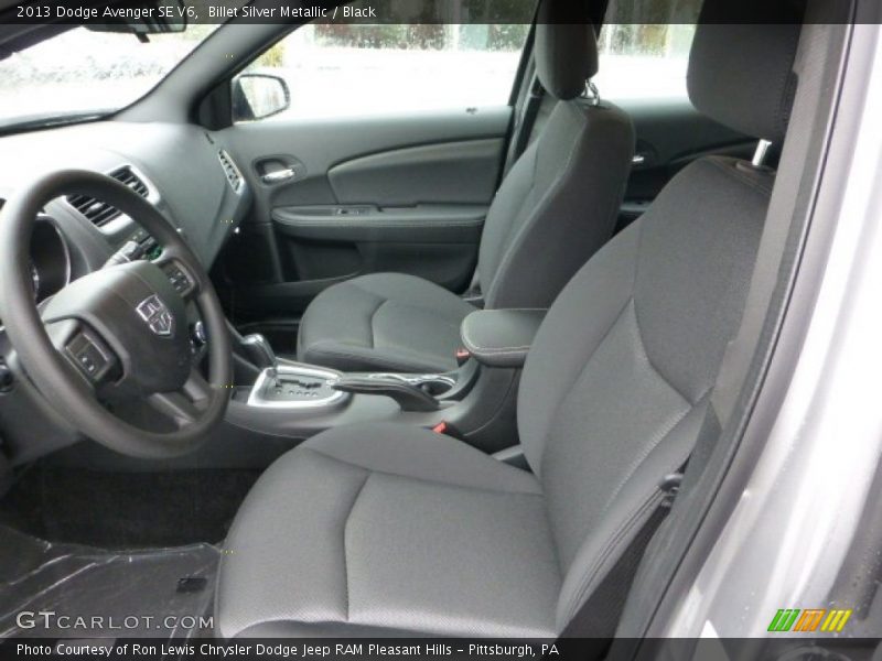 Front Seat of 2013 Avenger SE V6