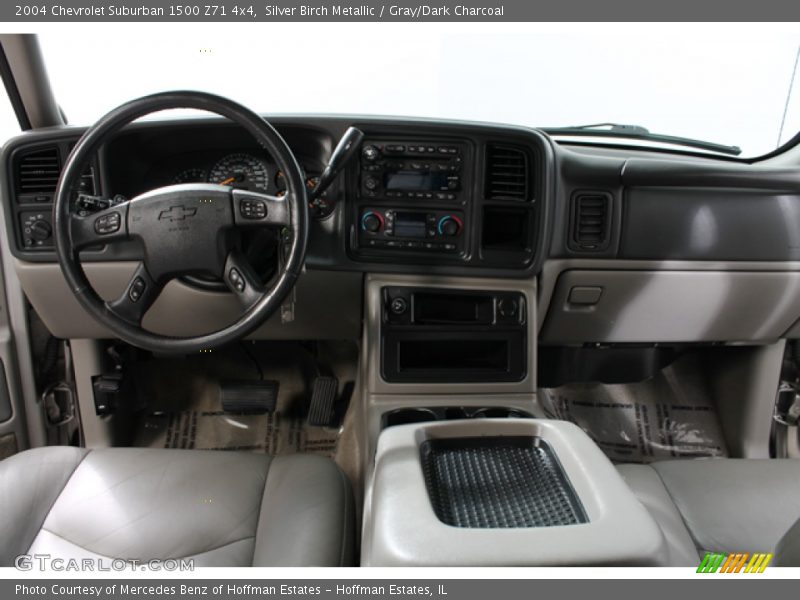 Silver Birch Metallic / Gray/Dark Charcoal 2004 Chevrolet Suburban 1500 Z71 4x4