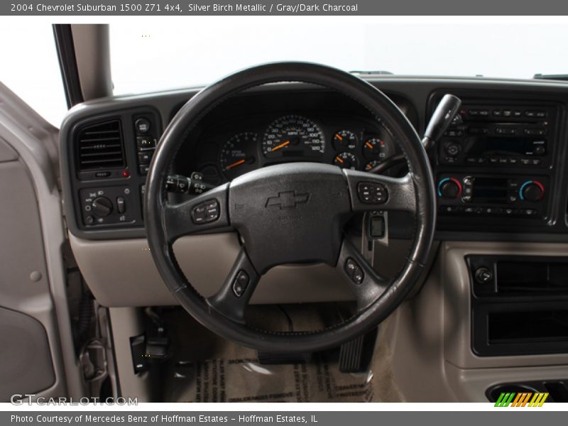 Silver Birch Metallic / Gray/Dark Charcoal 2004 Chevrolet Suburban 1500 Z71 4x4