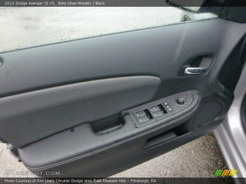 Billet Silver Metallic / Black 2013 Dodge Avenger SE V6