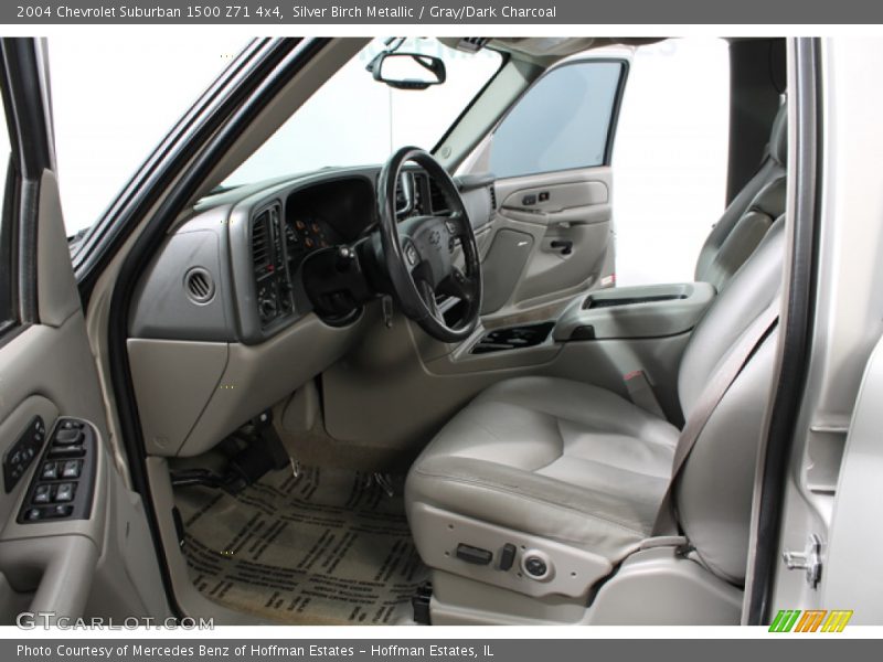 Silver Birch Metallic / Gray/Dark Charcoal 2004 Chevrolet Suburban 1500 Z71 4x4