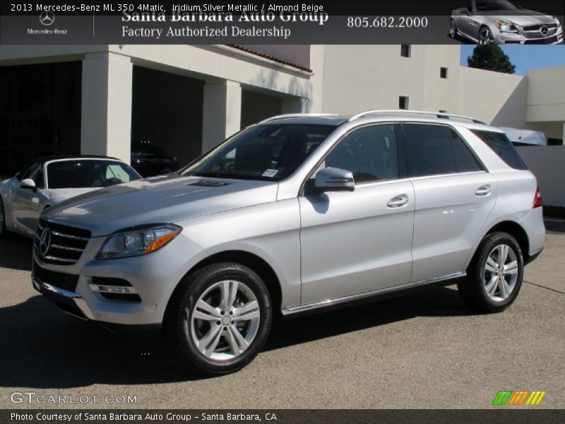 Iridium Silver Metallic / Almond Beige 2013 Mercedes-Benz ML 350 4Matic