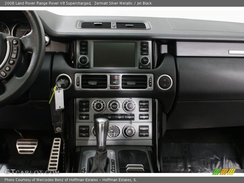 Zermatt Silver Metallic / Jet Black 2008 Land Rover Range Rover V8 Supercharged