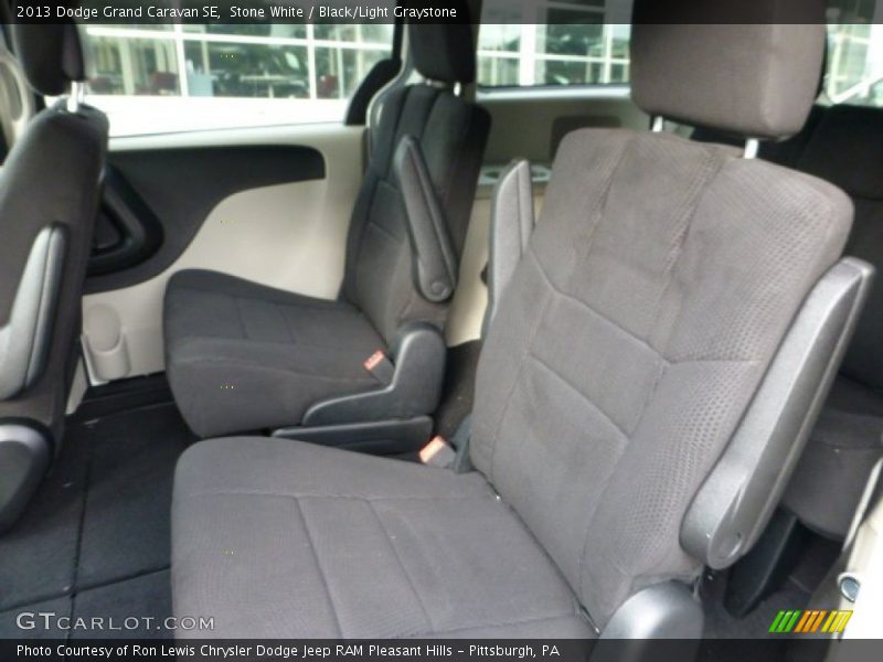 Stone White / Black/Light Graystone 2013 Dodge Grand Caravan SE