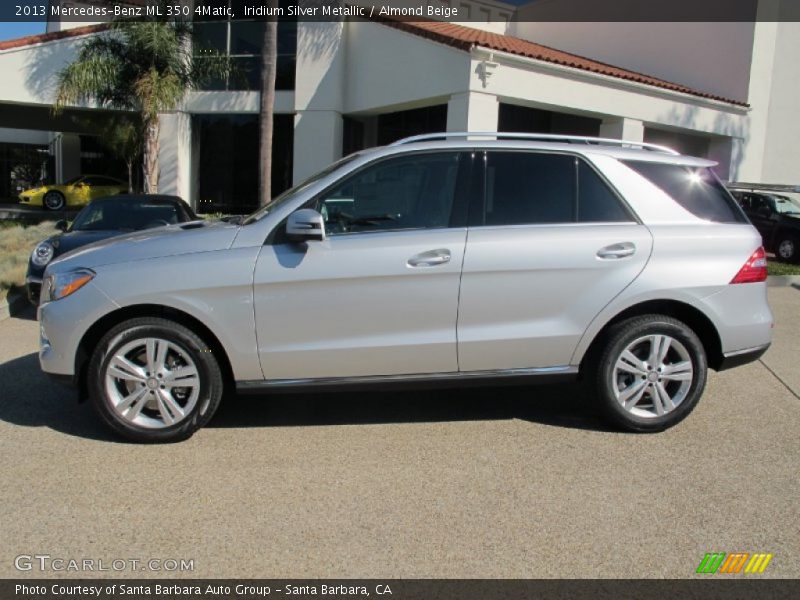 Iridium Silver Metallic / Almond Beige 2013 Mercedes-Benz ML 350 4Matic