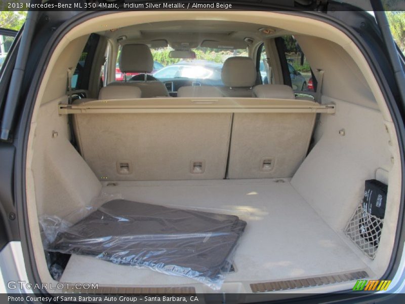 Iridium Silver Metallic / Almond Beige 2013 Mercedes-Benz ML 350 4Matic