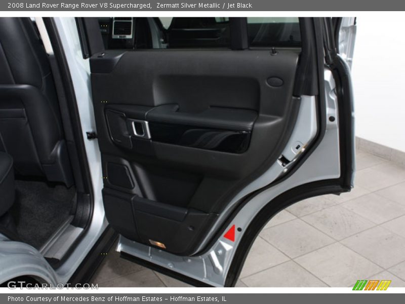 Zermatt Silver Metallic / Jet Black 2008 Land Rover Range Rover V8 Supercharged