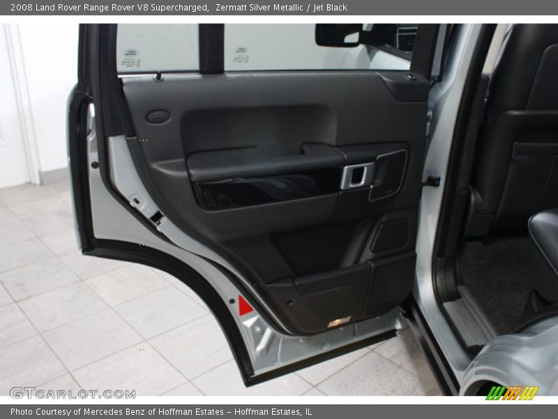Zermatt Silver Metallic / Jet Black 2008 Land Rover Range Rover V8 Supercharged