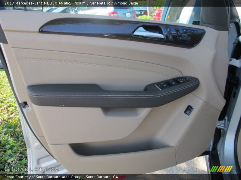 Iridium Silver Metallic / Almond Beige 2013 Mercedes-Benz ML 350 4Matic