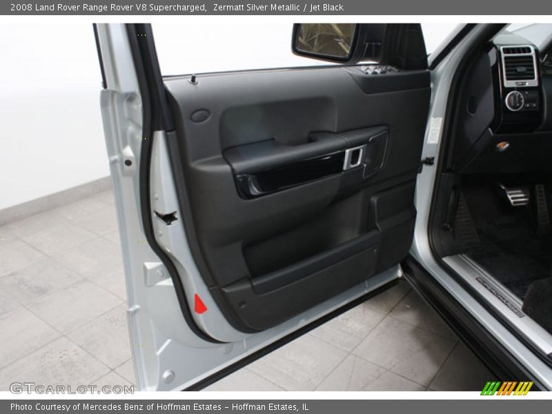 Zermatt Silver Metallic / Jet Black 2008 Land Rover Range Rover V8 Supercharged