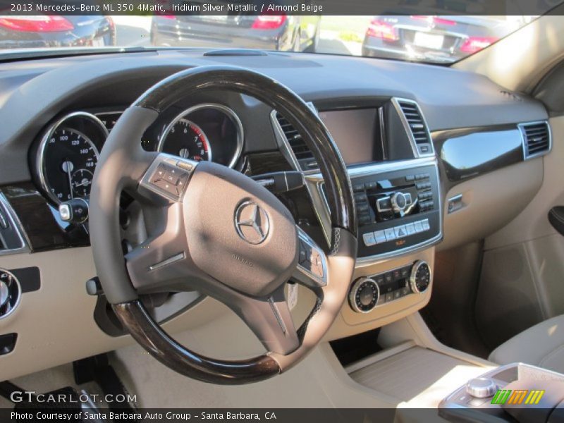 Iridium Silver Metallic / Almond Beige 2013 Mercedes-Benz ML 350 4Matic