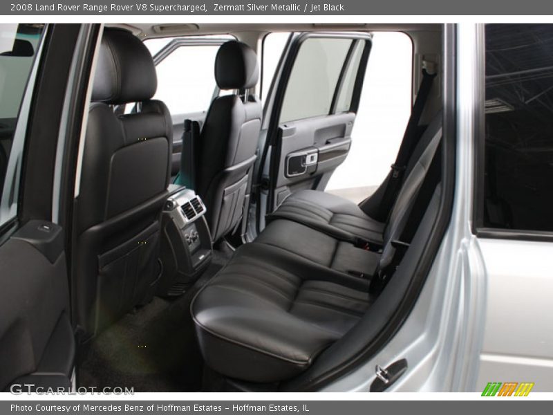 Zermatt Silver Metallic / Jet Black 2008 Land Rover Range Rover V8 Supercharged