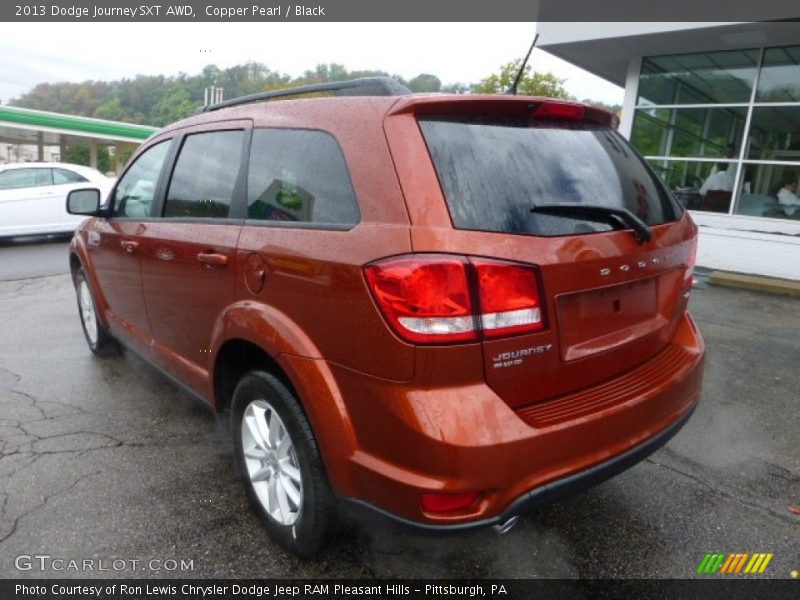 Copper Pearl / Black 2013 Dodge Journey SXT AWD
