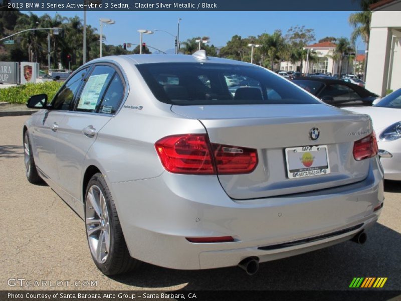 Glacier Silver Metallic / Black 2013 BMW 3 Series ActiveHybrid 3 Sedan