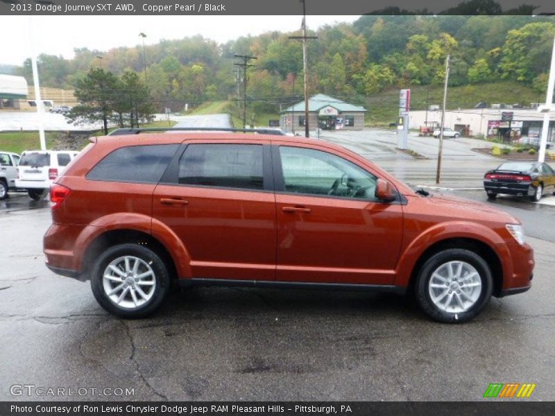 Copper Pearl / Black 2013 Dodge Journey SXT AWD