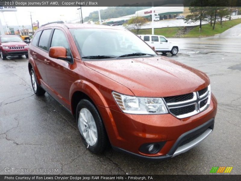 Front 3/4 View of 2013 Journey SXT AWD