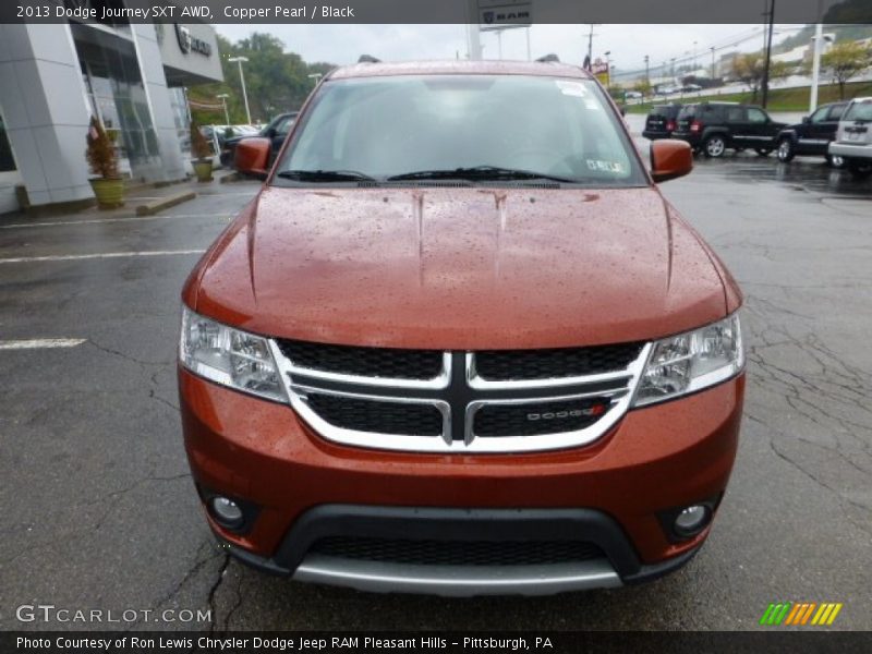 Copper Pearl / Black 2013 Dodge Journey SXT AWD