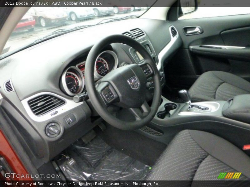 Black Interior - 2013 Journey SXT AWD 