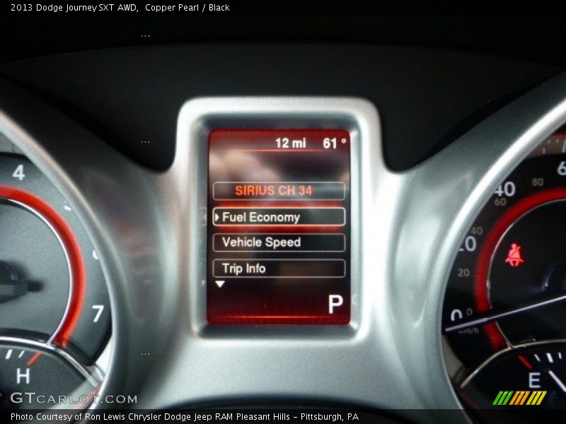 Copper Pearl / Black 2013 Dodge Journey SXT AWD