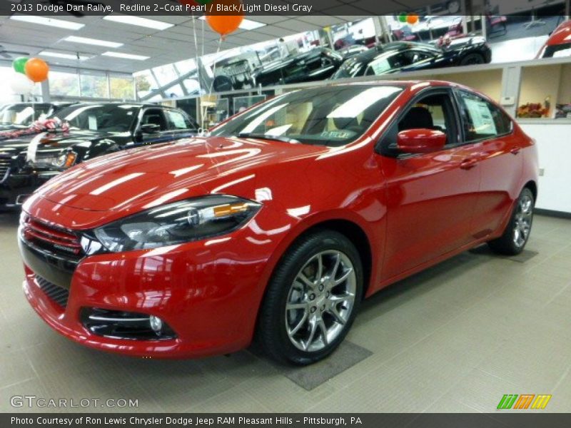 Redline 2-Coat Pearl / Black/Light Diesel Gray 2013 Dodge Dart Rallye