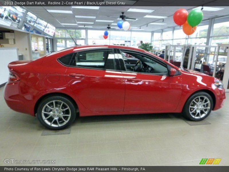 Redline 2-Coat Pearl / Black/Light Diesel Gray 2013 Dodge Dart Rallye
