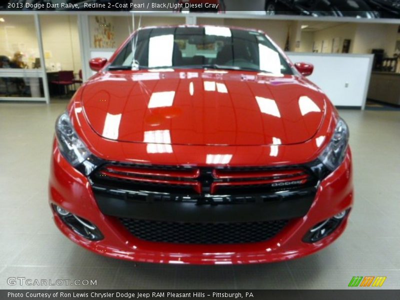 Redline 2-Coat Pearl / Black/Light Diesel Gray 2013 Dodge Dart Rallye