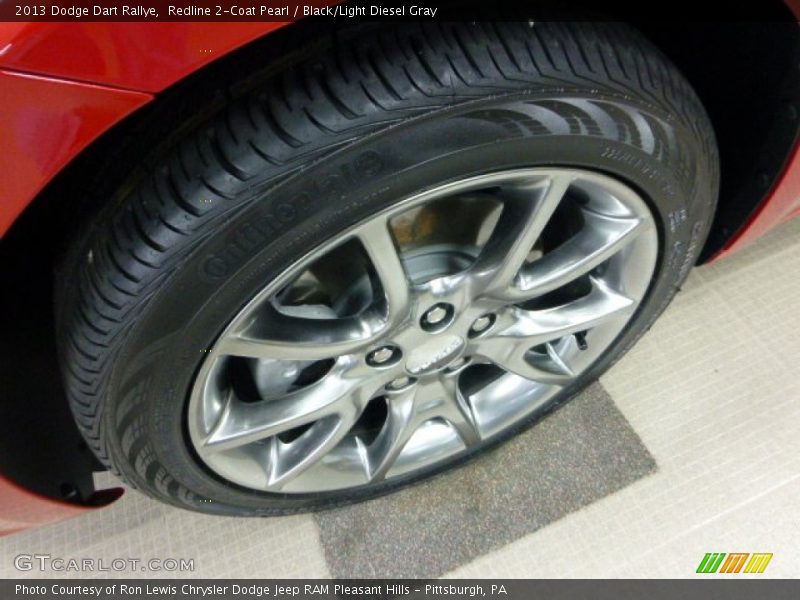 Redline 2-Coat Pearl / Black/Light Diesel Gray 2013 Dodge Dart Rallye