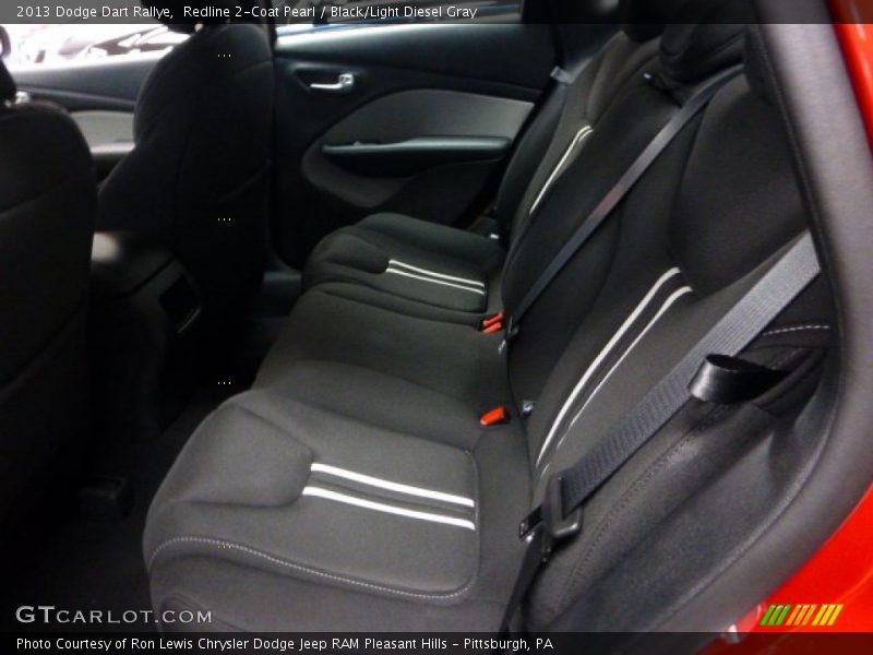 Redline 2-Coat Pearl / Black/Light Diesel Gray 2013 Dodge Dart Rallye