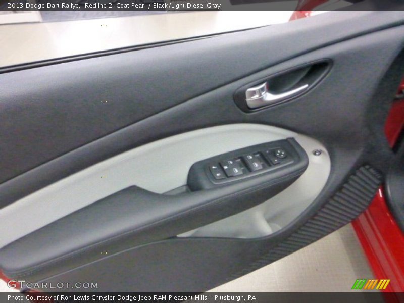 Redline 2-Coat Pearl / Black/Light Diesel Gray 2013 Dodge Dart Rallye